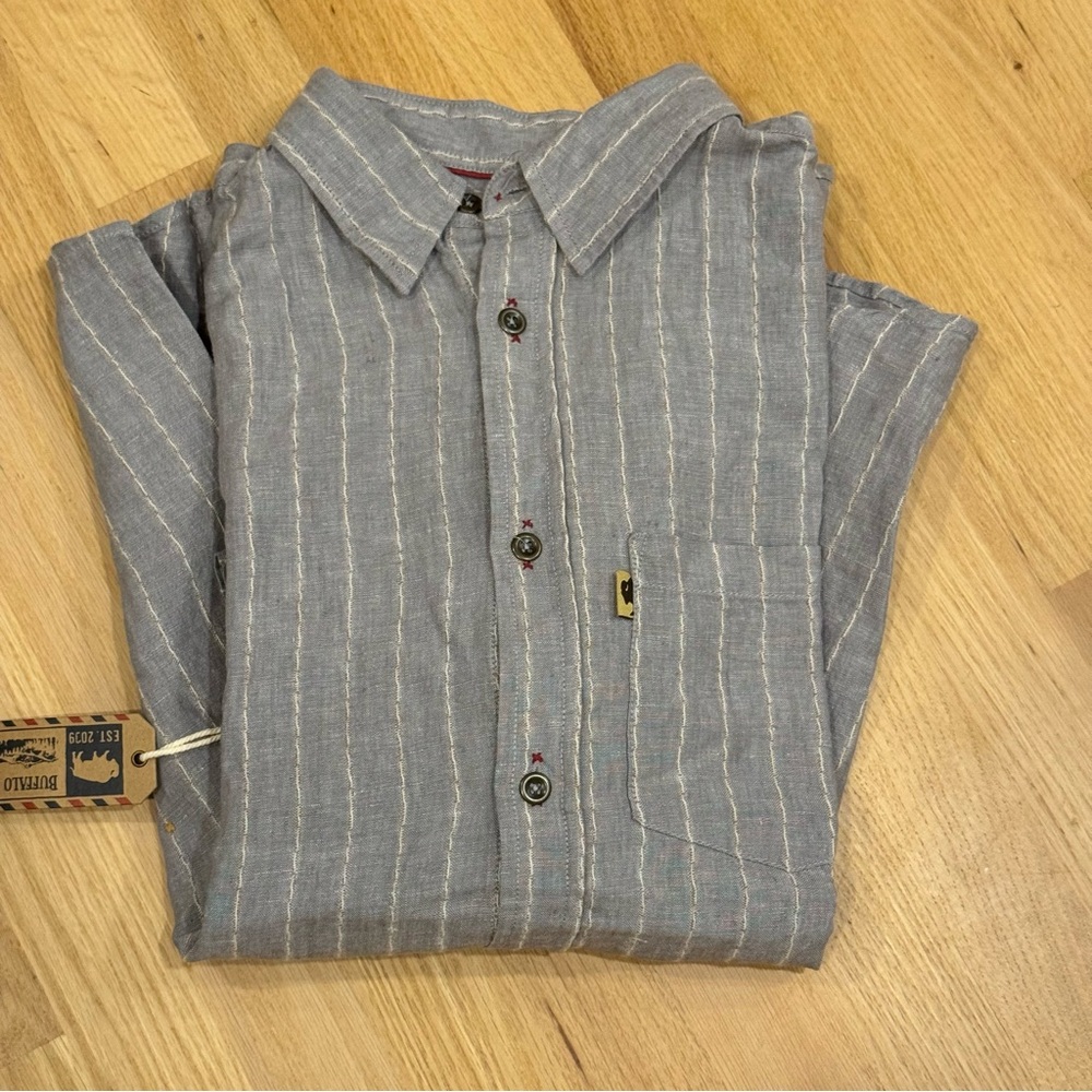 BUFFALO JACKSON  / Men’s Button Down Short Sleeve Shirt